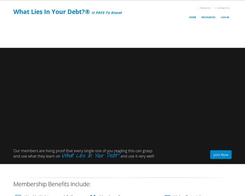 What Lies In Your Debt? 23% commision month-to-month