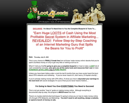 Loot4Leads – Your CPA Marketing Kit on Steroids!